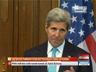 AS sedia tambah jumlah pelarian yang diterima