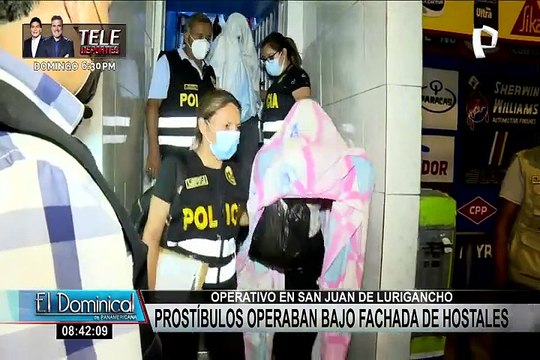 SJL: intervienen prostíbulo clandestino que operaba bajo fachada de hostales