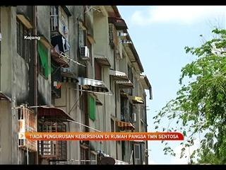 Tiada pengurusan kebersihan di rumah pangsa Taman Sentosa