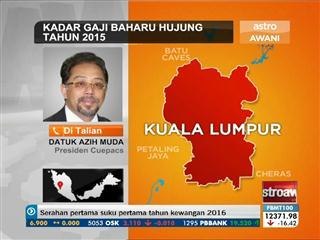 Reaksi Cuepacs: Kadar gaji baharu hujung tahun 2015