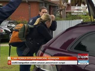 Lima remaja ditahan rancang serangan