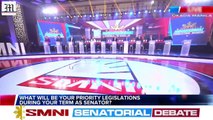 SMNI Senatorial Debate 2022: Senators' legislation priorities
