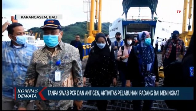 Tanpa Swab PCR Dan Antigen, Aktivitas Pelabuhan Padangbai Meningkat