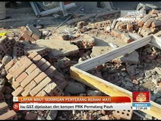 Lapan maut serangan penyerang berani mati