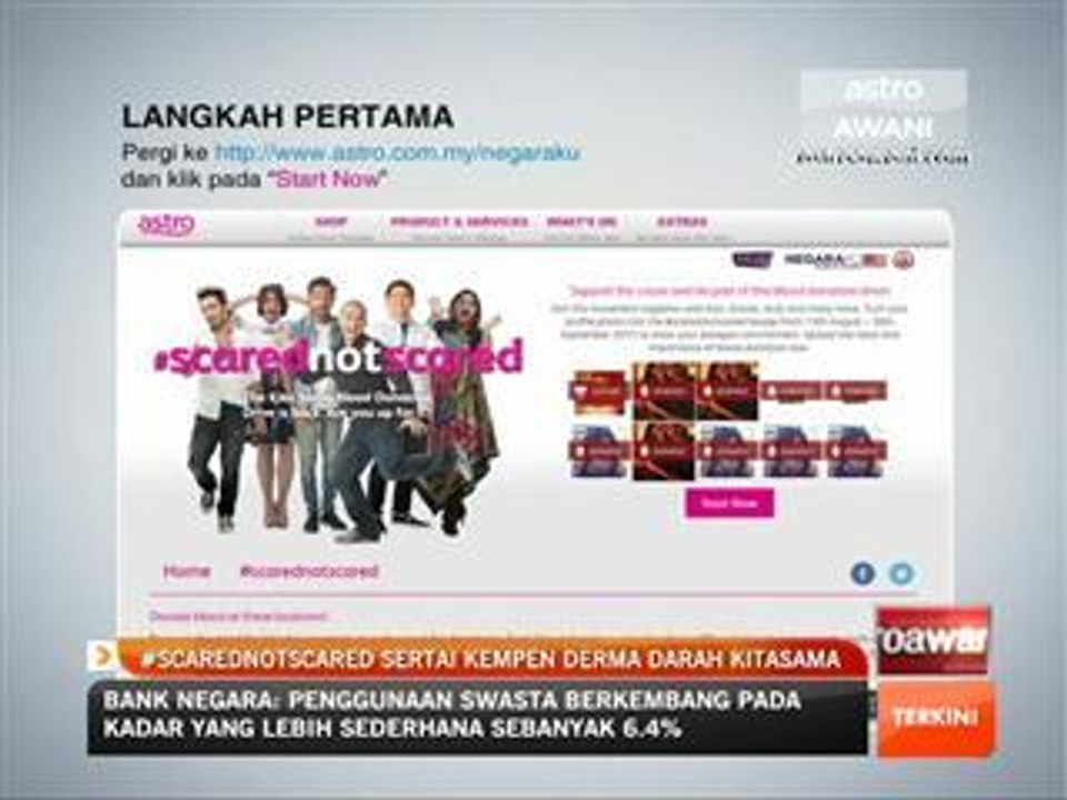 #Scarednotscared sertai kempen derma darah KitaSama