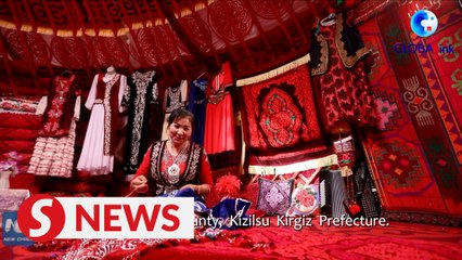 Xinjiang, My home: An inheritor of embroidery