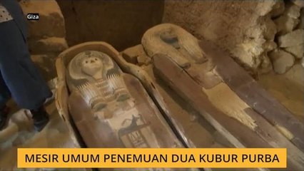 Mesir umum penemuan dua kubur purba