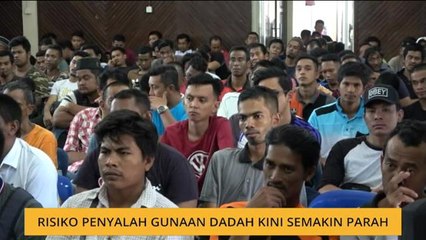 Risiko penyalah gunaan dadah kini semakin parah