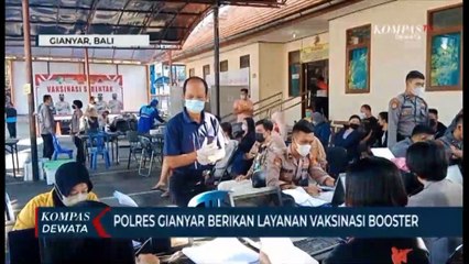 Polres Gianyar Kebut Vaksinasi Booster