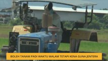 Boleh tanam padi waktu malam tetapi kena pakai jentera - Petani