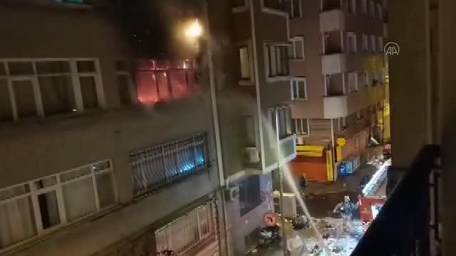 Son dakika haber! Şişli'de 5 katlı binada çıkan yangın söndürüldü