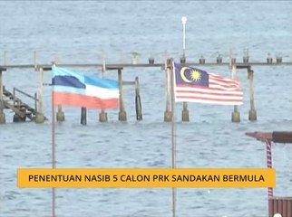 Penentuan nasib 5 calon PRK Sandakan bermula