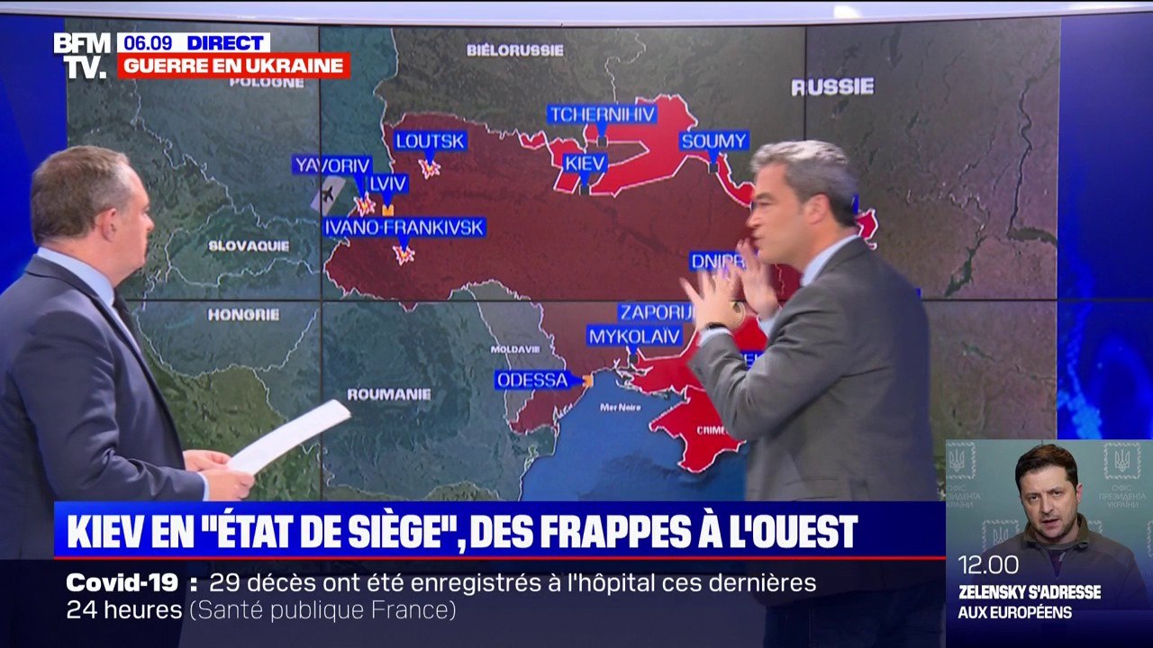Guerre en Ukraine: avec Kiev "en état de siège" et l'Ouest du pays frappé, la résistance peut-elle encore tenir longtemps?