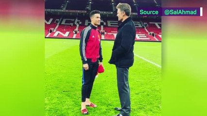 GOAT meets GOAT as Ronaldo and Tom Brady talk at Old Trafford