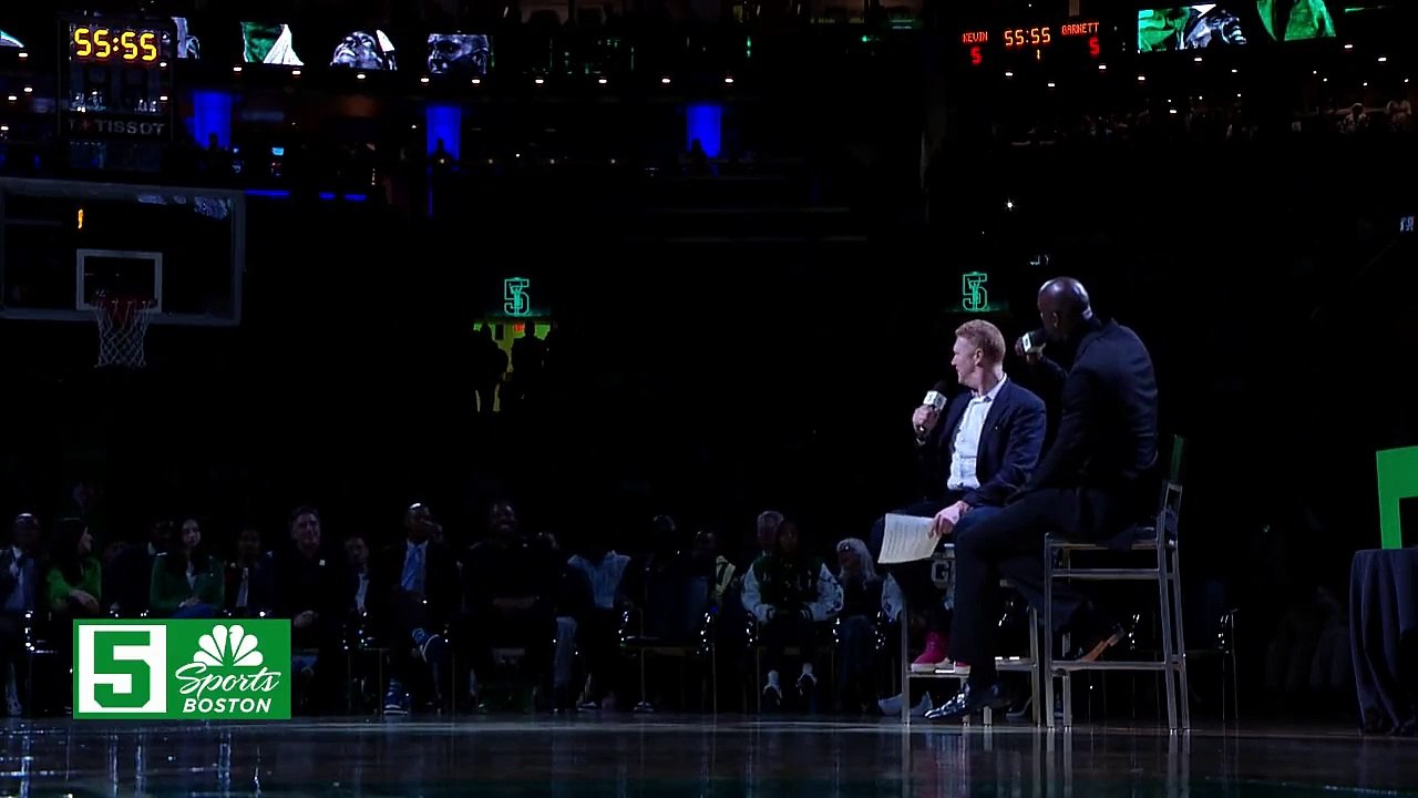 Grand moment d'émotion entre Ray Allen et Kevin Garnett