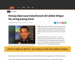 Cerita Sebalik Berita: Isu bunuh diri dan media sosial