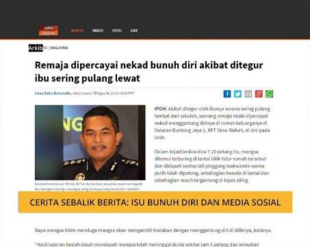 Cerita Sebalik Berita: Isu bunuh diri dan media sosial