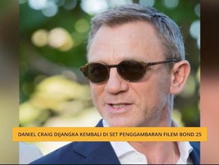 Daniel Craig dijangka kembali di set penggambaran filem Bond 25
