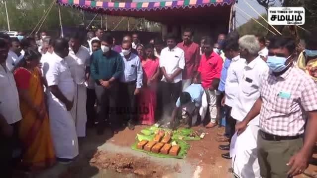 புதிய உழவர் சந்தை; மேயர் அடிக்கல் நட்டு துவக்கி வைப்பு!