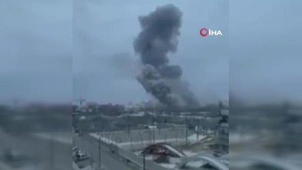 Ukrayna'da Antonov uçak fabrikası bombalandı