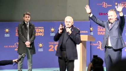 BİNALİ YILDIRIM İL DANIŞMA TOPLANTISINDA CUMHURBAŞKANI ERDOĞAN İLE TELEFON BAĞLANTISI YAPTI