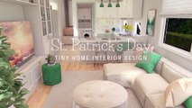 Lovely St. Patrick's Day Modern Luxe-Chic Tiny Home Interior Design Ideas