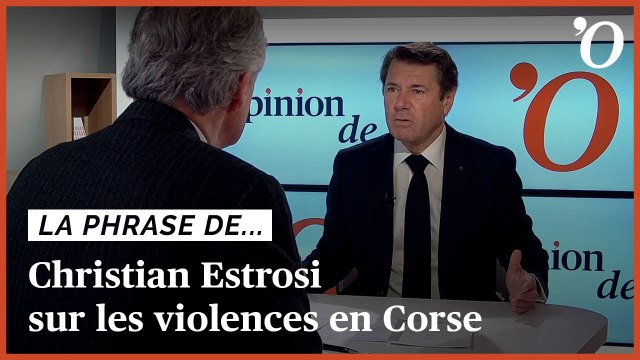 Christian Estrosi: «Face aux violences en Corse, le gouvernement a bien fait d’ouvrir le dialogue»