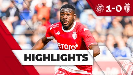 RC STRASBOURG 1-0 AS MONACO  - LIGUE 1 - 28EME JOURNÉE