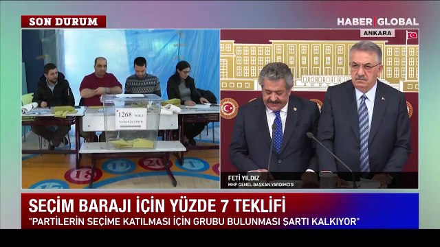 Son dakika! AK Partili Hayati Yazıcı ve MHP'li Feti Yıldız, seçim kanunu teklifini açıkladı
