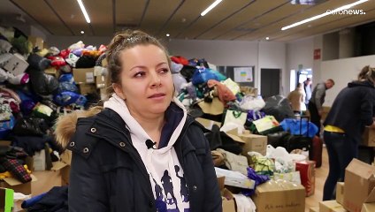 Taxistas de Madrid levam ajuda a refugiados ucranianos