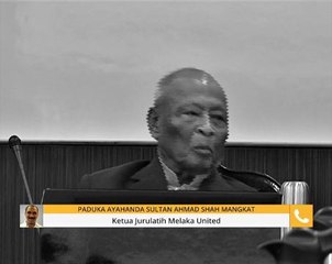 Zainal Abidin terkejut kemangkatan Sultan Ahmad Shah