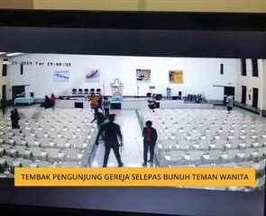 Tembak pengunjung gereja selepas bunuh teman wanita
