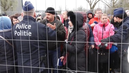 Début des enregistrements des réfugiés ukrainiens au Palais 8 du Heysel