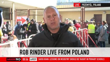 Rob Rinder reports on Ukraine crisis from Polish border