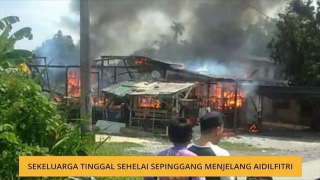 Sekeluarga tinggal sehelai sepinggang menjelang Aidilfitri