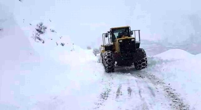 Siirt'te 28 köy yolu ulaşıma kapandı
