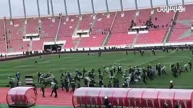 توقيف 160 شخصا بسبب أعمال شغب عقب مباراة لكرة القدم في المغرب