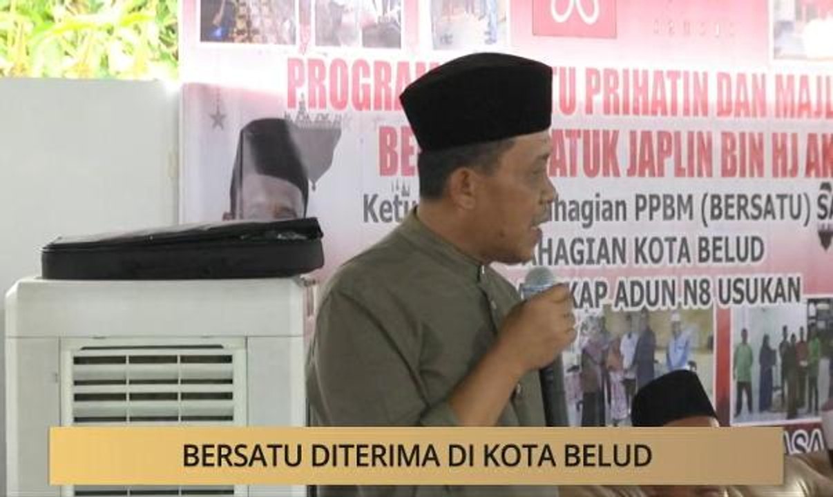 Khabar Dari Sabah: Bersatu diterima di Kota Belud, Armada Bersatu santuni golongan daif