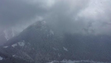 KASTAMONU - (DRONE) Kar etkili oluyor