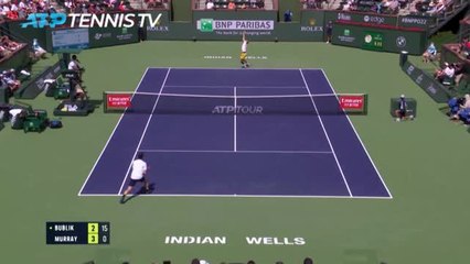 Highlights: Bublik besiegt Murray in zwei Sätzen