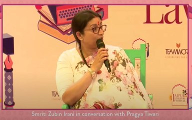 JLF 2022 : Pragya Tiwari In Conversation With Smriti Irani | Oneindia Malayalam