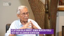 Ringgit jatuh antaranya disebabkan menteri tidak bijak berkomunikasi - Tun Daim