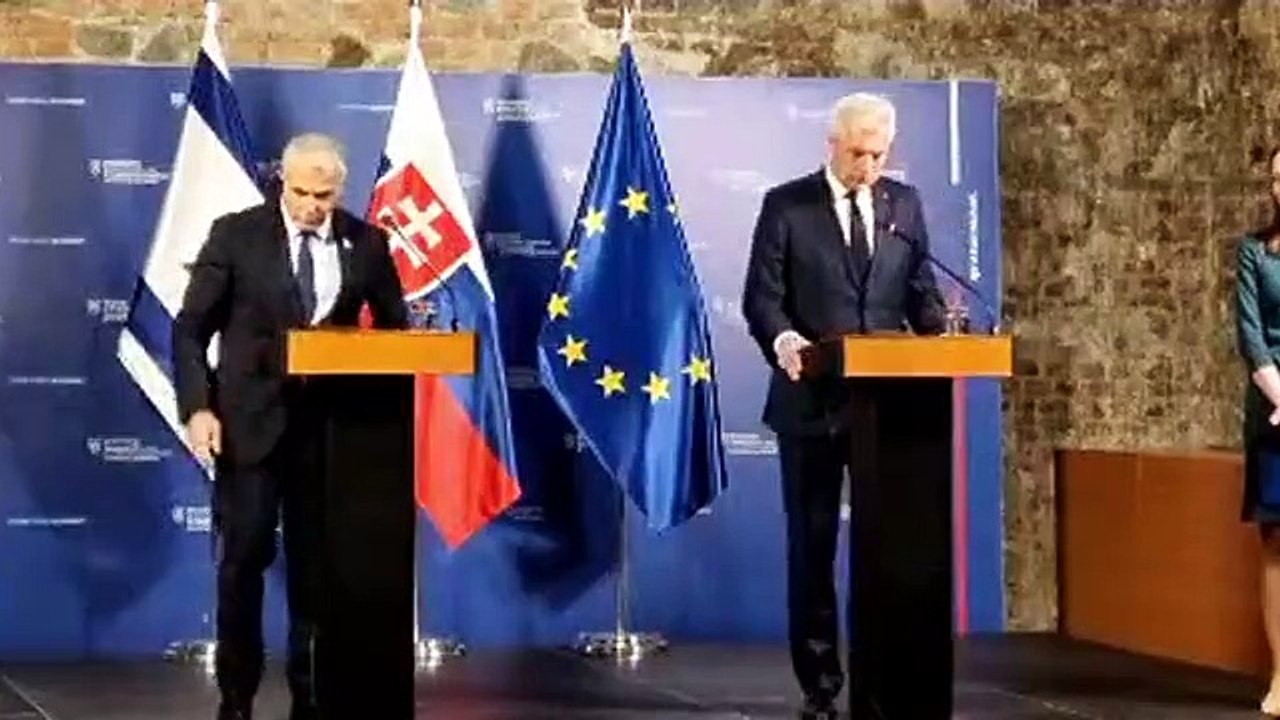 ZÁZNAM: I. Korčok s izraelským partnerom vyzvali Rusko na zastavenie vojny na Ukrajine