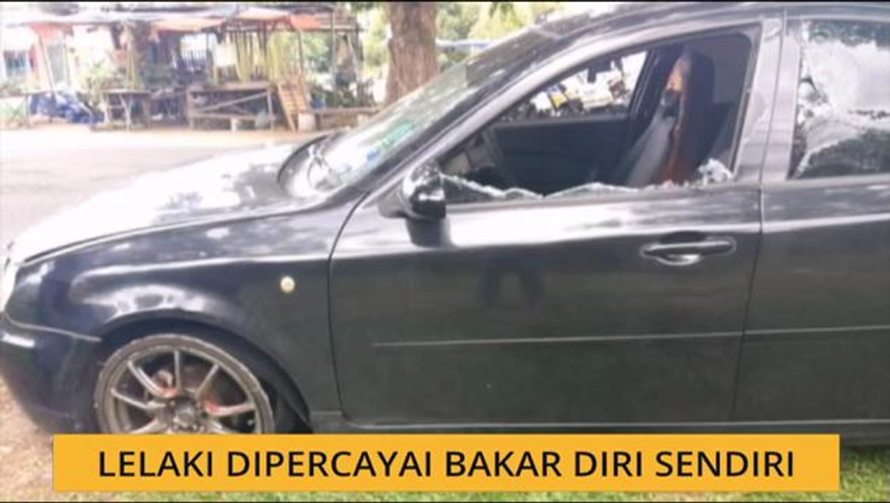 Lelaki dipercayai bakar diri sendiri