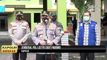 KAPOLRI SEPEKAN : Kapolri Tinjau Percepatan Vaksinasi Booster di Klaten