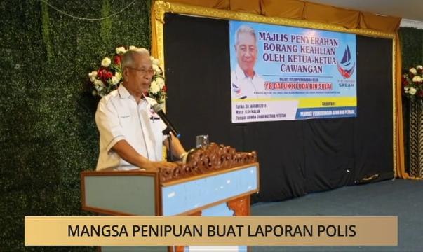 Khabar Dari Sabah: ADUN Petagas buat laporan polis, Bersatu Putatan komited bangunkan ekonomi
