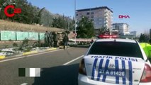 Gaziantep'te yolcu minibüsü devrildi, 7 kişi yaralandı