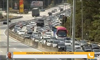 Perkembangan trafik di lebuh raya utama