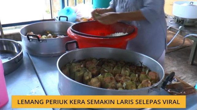 Lemang periuk kera semakin laris selepas viral