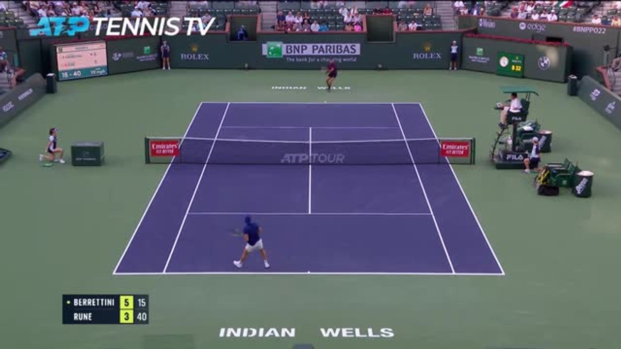 Highlights: Berrettini müht sich in nächste Runde
